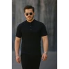 Erkek Kısa Kollu Hakim Yaka Önü Düğmeli Viskon Bluz