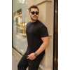 Erkek Kolları Dar Kesim Rahat Kalıp Basic Tişört