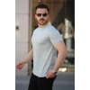 Erkek Mini Jakarlı Kısa Kollu T-shirt