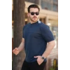 Erkek Oversize Bisiklet Yaka Kısa Kollu T-shirt