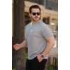 Erkek Oversize Bisiklet Yaka Kısa Kollu T-shirt