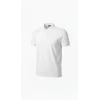 Erkek Pike Kumaş Düğmeli Yaka Regular Fit Günlük Kısa Kol Tişört T-shirt - Beyaz