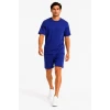 Erkek Premium Osy Modal Yumuşak Dokulu Tişört Cepli Şort Alt Üst Takım - Lacivert