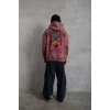 Erkek School Boy Baskılı Kapüşonlu Sweat - Gül Kurusu