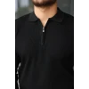 Erkek Selanik Örme Yakalı Uzun Kollu Triko