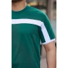 Erkek Şerit Detaylı Kısa Kollu T-shirt