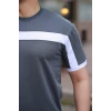 Erkek Şerit Detaylı Kısa Kollu T-shirt
