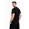 Erkek Türkiye World Cup 2026 Baskılı Tişört Futbol Temalı Forma T-shirt - Siyah