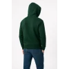 Erkek Üç İplik Kapüşonlu Kanguru Cepli Sweatshirt Hoodie - Haki