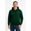 Erkek Üç İplik Kapüşonlu Kanguru Cepli Sweatshirt Hoodie - Haki