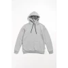 Erkek Uzun Kol Kapşonlu Basic Sweatshirt Hoodie - Gri