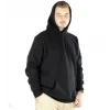 Erkek Uzun Kol Kapşonlu Basic Sweatshirt Hoodie - Siyah