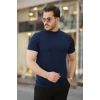 Erkek Yarım Balıkçı Yaka Kısa Kollu T-shirt