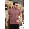 Erkek Yarım Balıkçı Yaka Kısa Kollu T-shirt