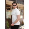 Erkek Yarım Balıkçı Yaka Kısa Kollu T-shirt