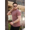 Erkek Yarım Balıkçı Yaka Kısa Kollu T-shirt
