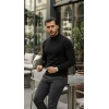 Erkek Yarım Balıkçı Yaka Pamuklu Triko