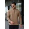 Erkek Zip Yaka Polar Sweat