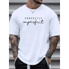 Erkekler Için Perfectly Günlük Tişört - Beyaz