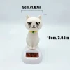 Güneş Enerjili Solar Sallanan Kedi Figürü
