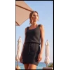 Kadın Askılı Kare Yakalı Belden Bağcıklı Triko Pareo