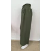 Kadın Beli Lastikli Bağcıklı önü Asimetrik Detaylı Aerobin Pantolon