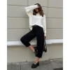 Kadın Krep Kumaş Balon Pantolon