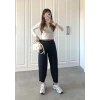 Kadın Krep Kumaş Balon Pantolon