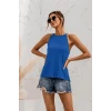 Kadın Sırtı Damla Detay Kolsuz Atlet Bluz