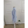 Kadın Truvakar Kollu Yakalı Rahat Gömlek