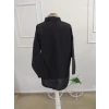 Kadın Truvakar Kollu Yakalı Rahat Gömlek