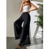 Kadın Yüksek Bel Geniş Paçalı Şifon Pantolon