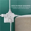 KATLANIR PRİZ  3 GÖZLÜ