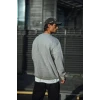 Kışlık Bisiklet Yaka Üç İplik Basic Sweatshirt - Gri