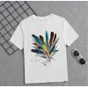 Kız Çocuk Baskılı T-shirt - Beyaz
