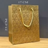 Küçük Boy Gold İpli Karton Çanta