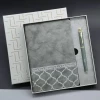 Kutulu Deri Defter Roller Kalem Set