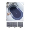 Oval Süper Emici Banyo Paspası