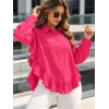 Pembe Volanlı Gömlek