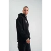 Polızeı Premium Kalite Kapşonlu Dijital Patchli Sweatshirt - Siyah