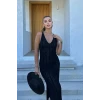 Rosalia Sırt Dekolteli Elbise 2761