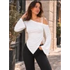 Sandy Büzgülü İspanyol Kol Bluz