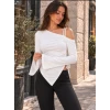 Sandy Büzgülü İspanyol Kol Bluz