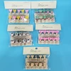Şekilli Renkli Ahşap Mandal Seti (10lu Paket)