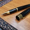 Siyah Desenli Metal Kalem