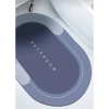 Süper Su Emici Kaymaz Tabanlı Nappa Banyo Paspası