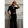 Triko Bluz Pantolon İkili Takım 10084-025