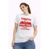 Türkiye Baskılı Tişört Ay Yıldız 2026 Dünya Kupası Taraftar Forma T-shirt - Beyaz