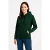 Üç İplik Kapüşonlu Kanguru Çepli Sweatshirt Hoodie - Haki
