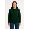 Üç İplik Kapüşonlu Kanguru Çepli Sweatshirt Hoodie - Haki